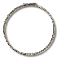 Collier aimanté Lurex Argent