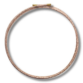 Collier aimanté Lurex Or Rose