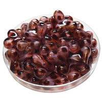 30 - Cœur en acrylique, Léopard mauve