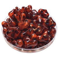 33 - Cœur en acrylique, Léopard caramel