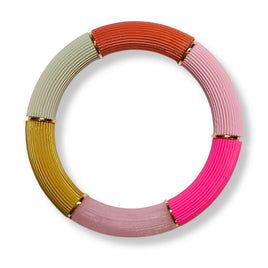 Bracelet Cannelé arlequin