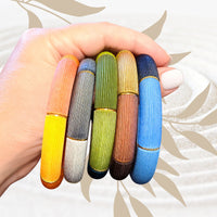 Bracelet Cannelé arlequin