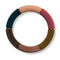 Bracelet Cannelé arlequin