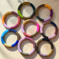 Bracelet Cannelé arlequin