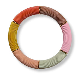 Bracelet Cannelé arlequin