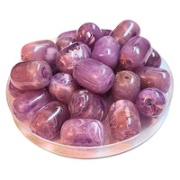 11 - Rolls cylindres en acrylique - Améthyste marbré