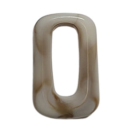 11- PRISME cabochons trapèzes, Nougat marbré