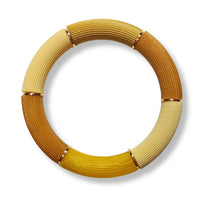 Bracelet Cannelé camaïeu, Mangue