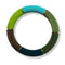 Bracelet Cannelé arlequin