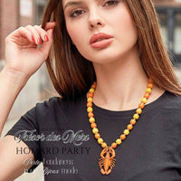 Kit collier - Collection Trésor de la Mer - Homard Orange & citron