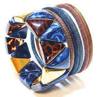 13- Khéops triangle à 2 trous, Persan marbré