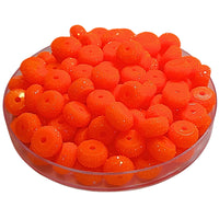 12- Rondelles scintillantes DiscoDisk, Orange fluo
