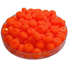 12- Rondelles scintillantes DiscoDisk, Orange fluo