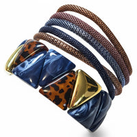 13- Khéops triangle à 2 trous, Persan marbré