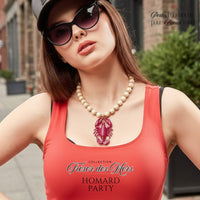Kit collier - Collection Trésor de la Mer - Homard Magenta & Ivoire