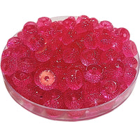 16- Rondelles scintillantes DiscoDisk, Rose transparent