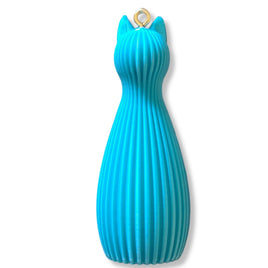 4- Chat cannelé, Turquoise