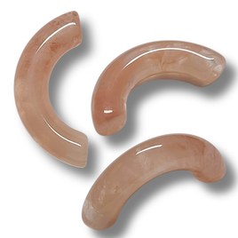 17 - Tubes courbes pour créoles C, Roses des sables marbré