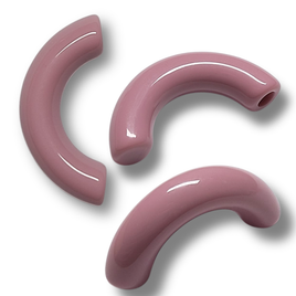 19 - Tubes courbes pour créoles C, Rose ancien