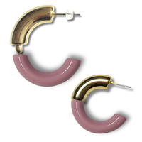 19 - Tubes courbes pour créoles C, Rose ancien