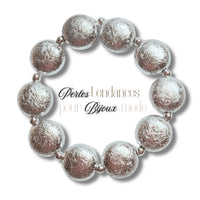 CCB68 brossé - Scoopy petit palet 15MM, argent