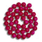 20- Boules en verre 10mm, Rose fuchsia dégradé