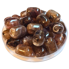 20 - Rolls cylindres en acrylique - Crème de marron marbré