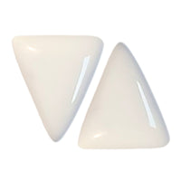 20- Khéops triangle à 2 trous, Blanc