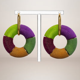 Boucles d'oreilles Donuts