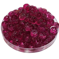 21- Rondelles scintillantes DiscoDisk, Prune transparent
