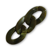 21 - Maillons 29MM, Vert mousse