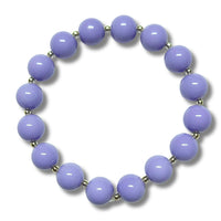 23- Boules en verre 10mm, Lilas