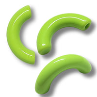 24 - Tubes courbes pour créoles C, Néon vert