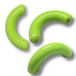 24 - Tubes courbes pour créoles C, Néon vert