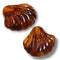 18 - Perle coquillage, Caramel marbré