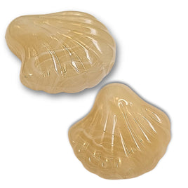 13 - Perle coquillage, Champagne marbré