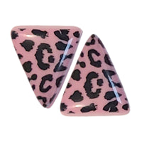 29- Khéops triangle à 2 trous, Léopard Rose ancien