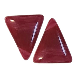 31- Khéops triangle à 2 trous, Bordeaux marbré