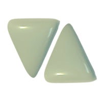 33- Khéops triangle à 2 trous, Vert Amande