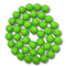 35- Boules en verre 10mm, Vert pomme