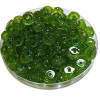 36- Rondelles scintillantes DiscoDisk, Olivine transparent