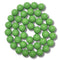 36- Boules en verre 10mm, Vert Chèvrefeuille