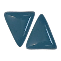 37- Khéops triangle à 2 trous, Bleu Canard