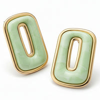 2- PRISME cabochons trapèzes, Nude marbré