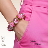 17 - Boules à facettes en acrylique, Chocolat 16MM