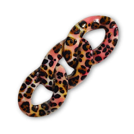 33 - Maillon 29MM, Design motif Léopards