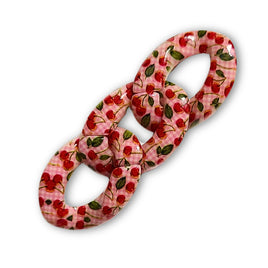 36 - Maillon 29MM, Design motif Cerises