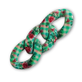 35 - Maillon 29MM, Design motif Fleurs