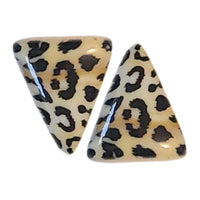 41- Khéops triangle à 2 trous, Léopard Nougat marbré