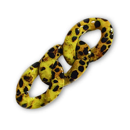 38 - Maillon 29MM, Design motif Léopards